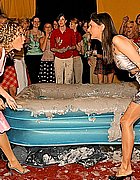 Drunken and horny girls fighting in a muddy pool on the party - 002