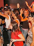 Drunken girls sucking big creamed cocks in the night club - 010