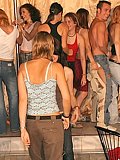 Outrageous fuckfest featuring about 50 horny partygoers