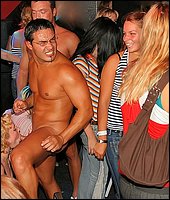 Many sweet girls getting gangbanged by strippers at party